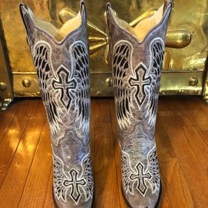 Western Leather Cowgirl Boot